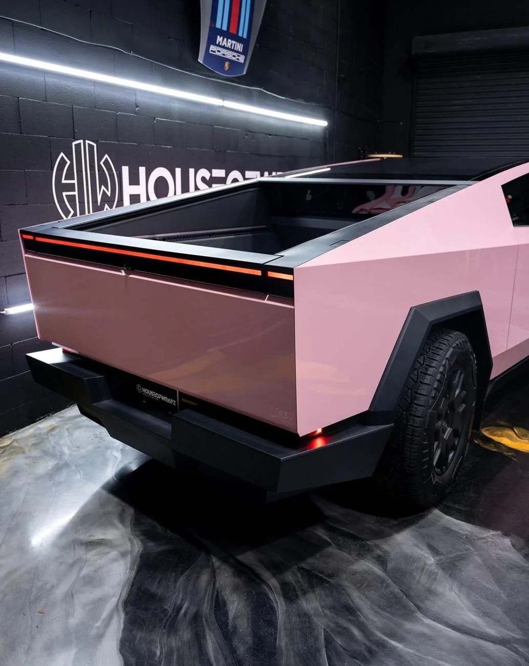 Tesla Cybertruck 🌟Cybertruck complete in our (PURE PPF) LOVE PINK colored paint protection film!🌟 IMG_6125