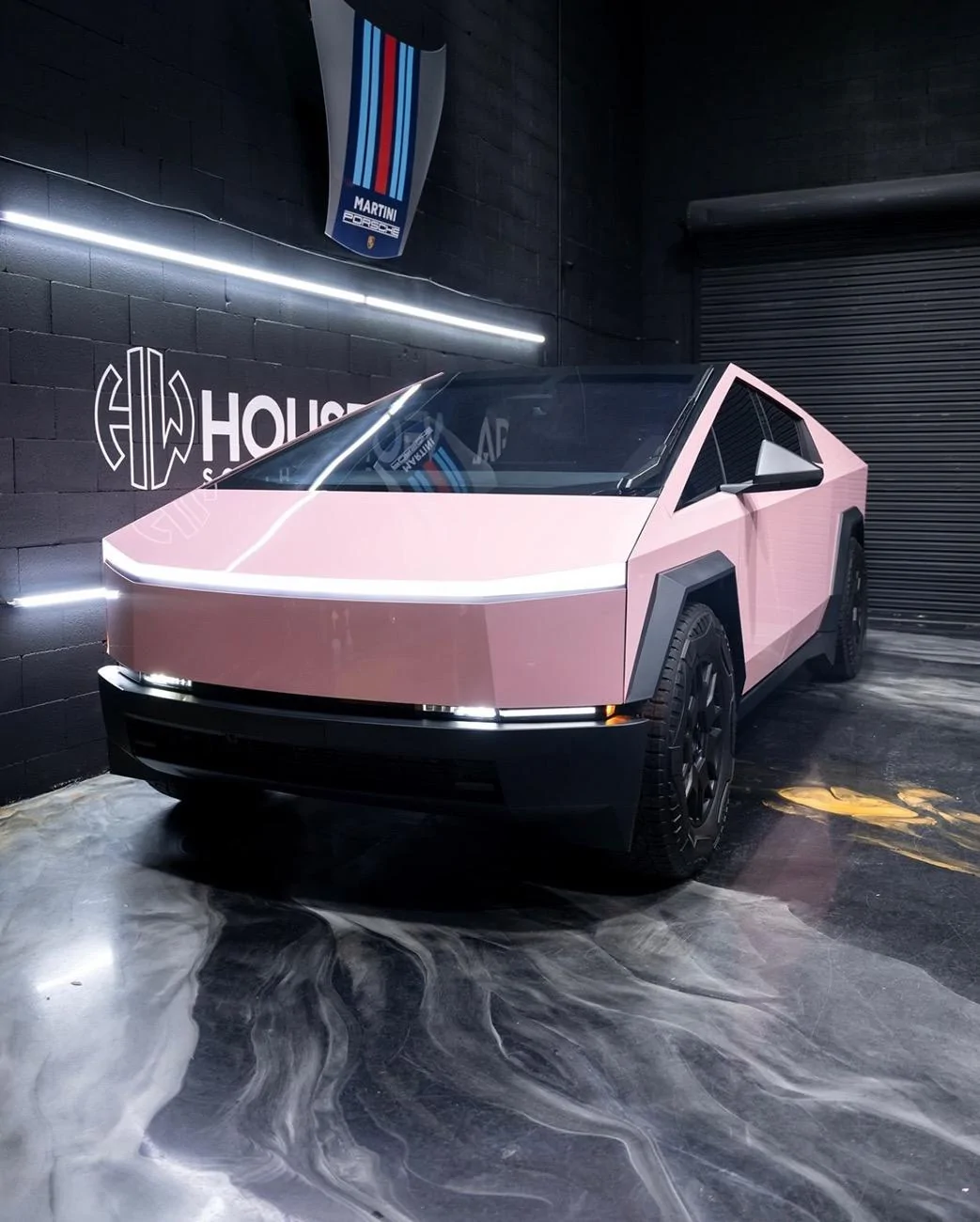 Tesla Cybertruck 🌟Cybertruck complete in our (PURE PPF) LOVE PINK colored paint protection film!🌟 IMG_6126 2