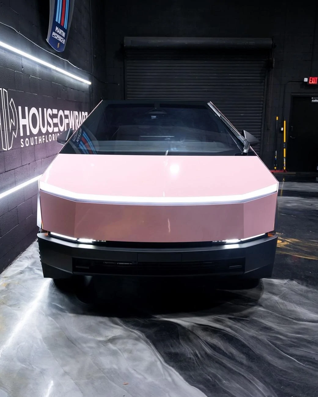 Tesla Cybertruck 🌟Cybertruck complete in our (PURE PPF) LOVE PINK colored paint protection film!🌟 IMG_6128 2
