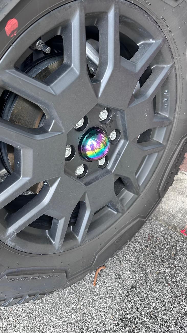 Tesla Cybertruck A simple CT wheel cover solution. IMG_8677