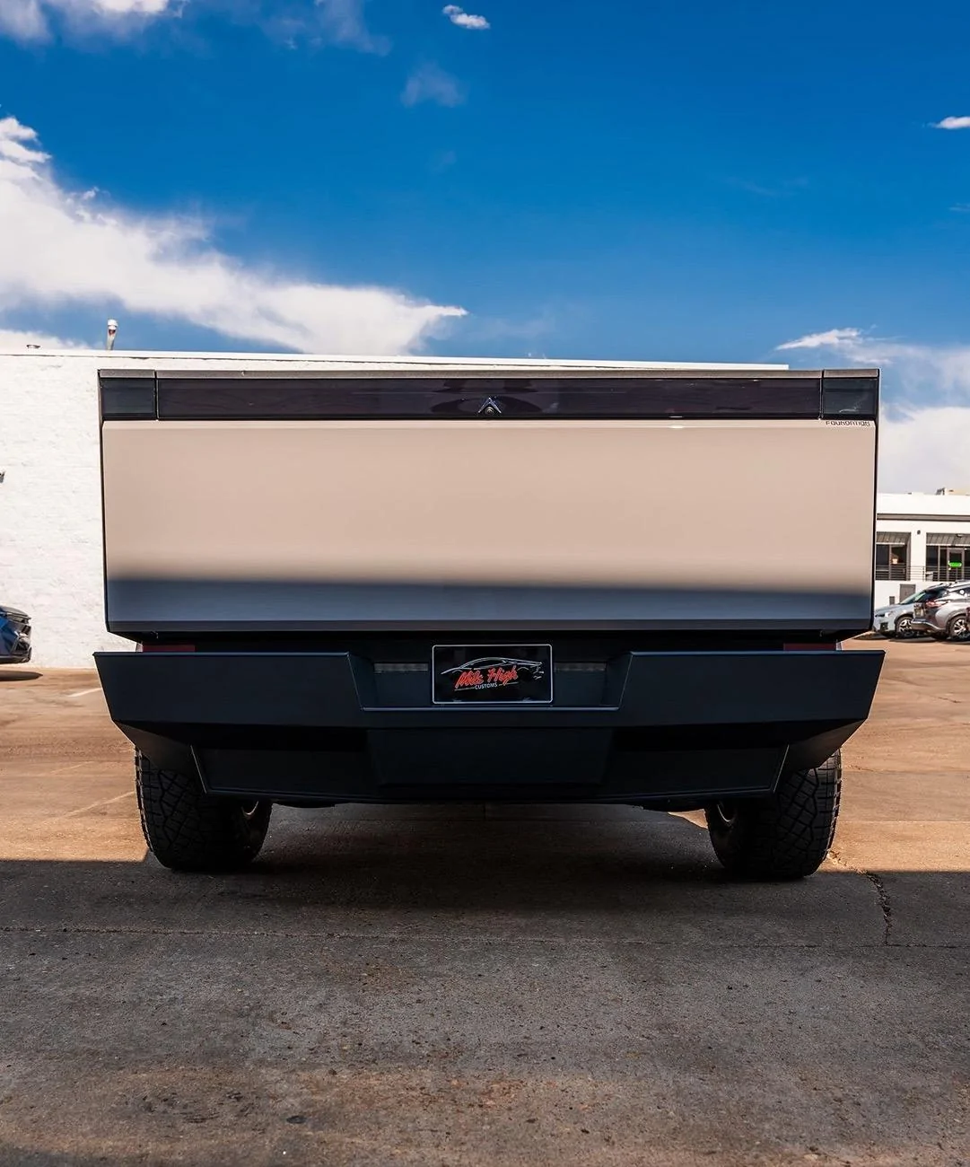 Tesla Cybertruck GREY / GRAY Vinyl Wrap & PPF Cybertruck -- Photos & Videos IMG_6168