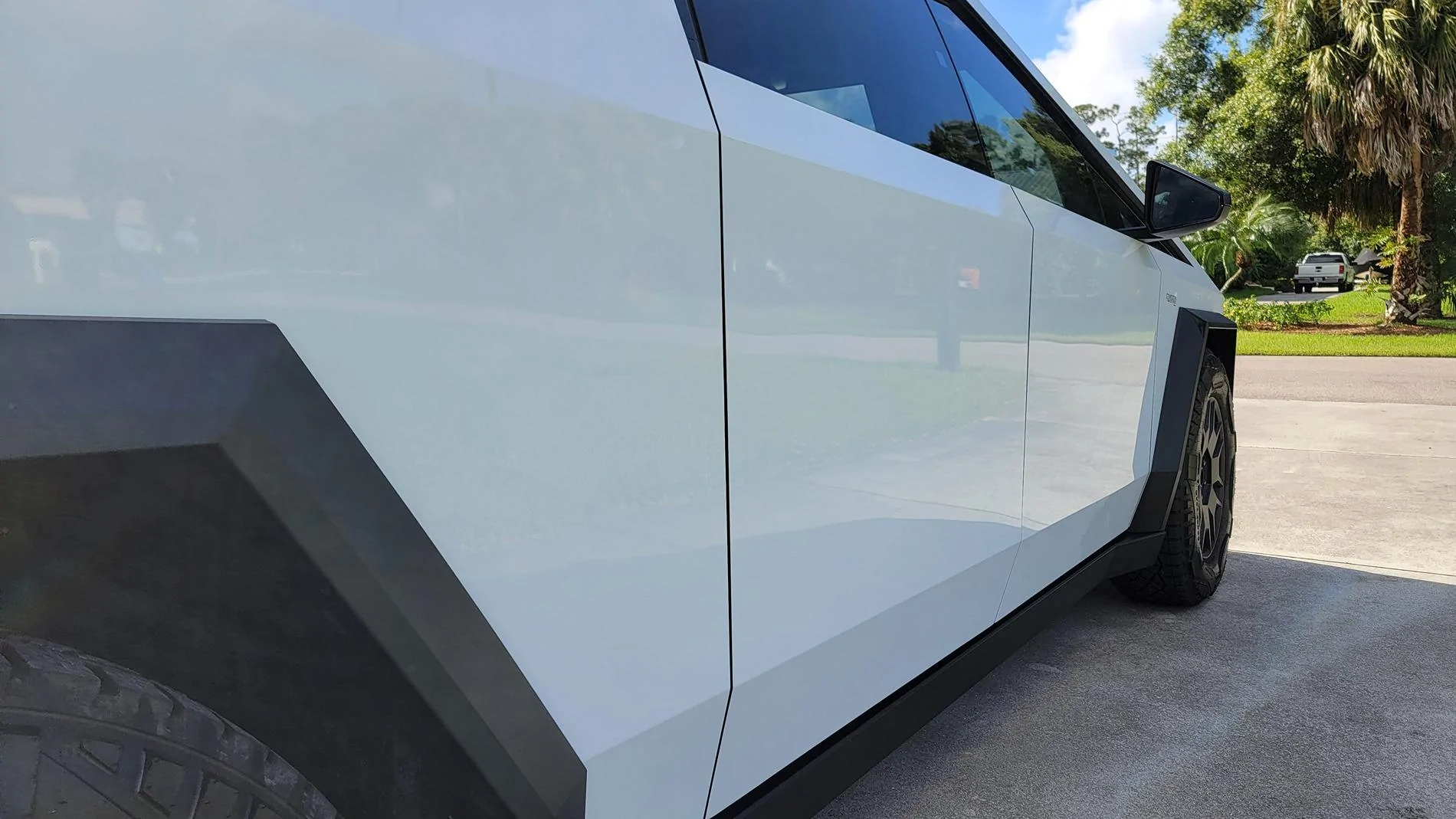 Tesla Cybertruck Wraps done in North Fort Myers - Florida Film Werkz 20240830_095010