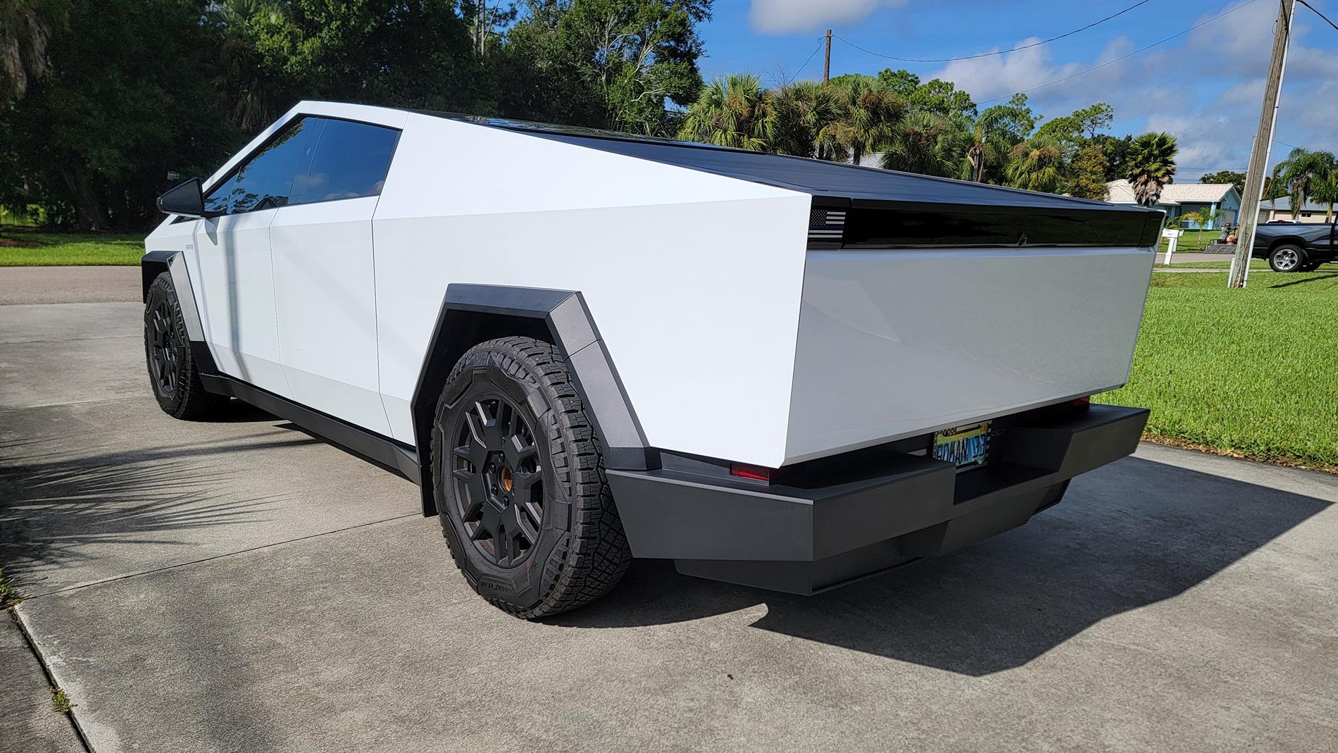 Tesla Cybertruck Wraps done in North Fort Myers - Florida Film Werkz 20240830_094901
