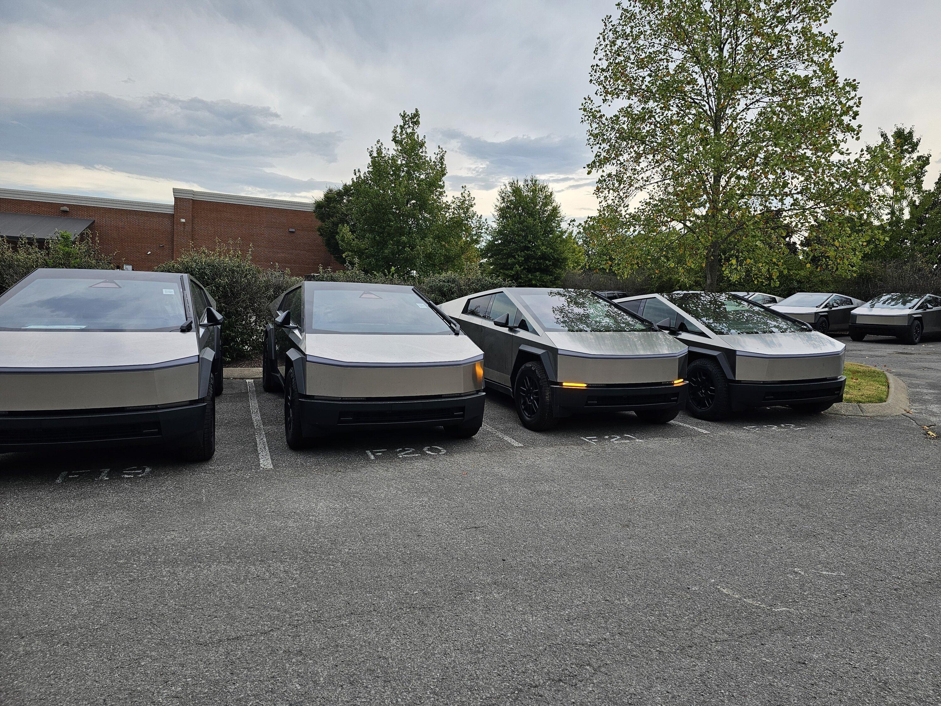 Tesla Cybertruck Franklin, TN Delivery Center visit 20240830_154737