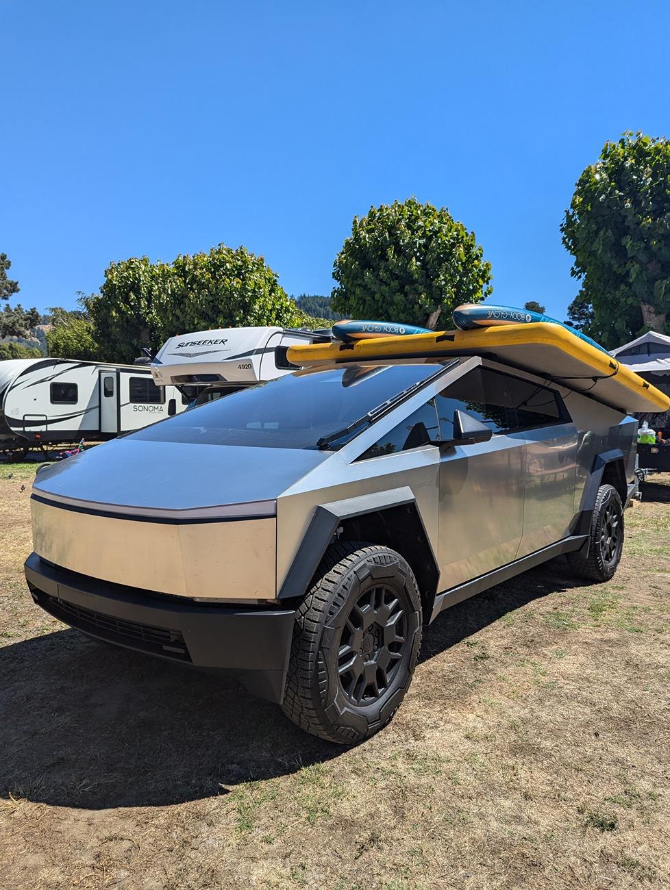 Tesla Cybertruck A summer of RTT tent camping (and other activities) with the Cybertruck PXL_20240719_182713078