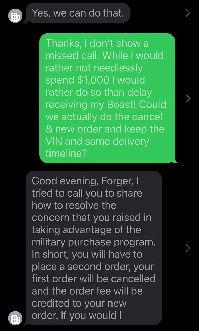Tesla Cybertruck Military Purchase Program now active for Cybertruck IMG_1063