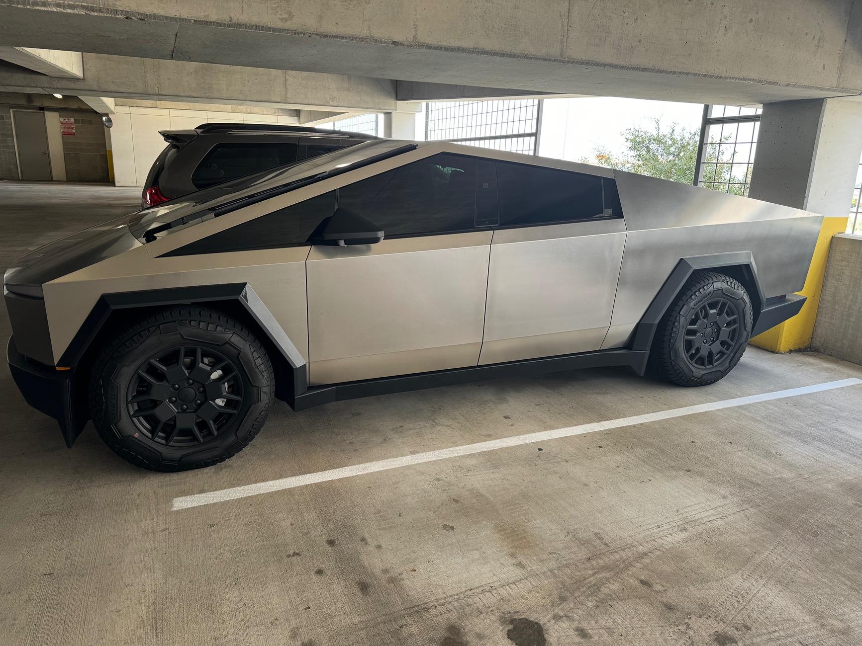 Tesla Cybertruck Window Tint VLT From Factory (Measured Tint % Numbers) IMG_9232