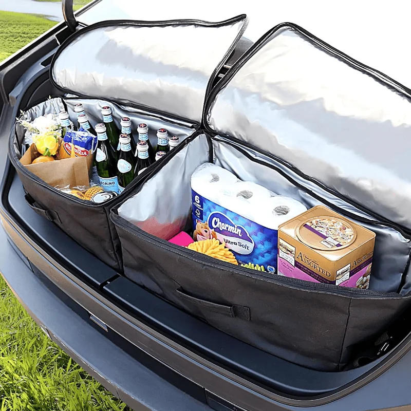 Tesla Cybertruck Chill Out on the Road! Free Cybertruck Front Trunk Insulation Cooler Bag Giveaway!🚀🚀 Teslaunch Front Trunk Insulation Cooler Bag For Tesla Cybertruck (7)