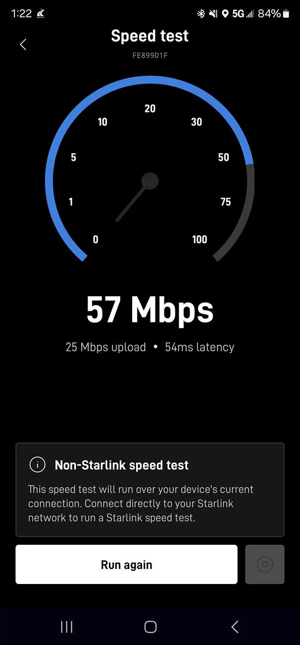 Tesla Cybertruck Cybertruck + Starlink Mini -- Photos and Transfer Speed Numbers Screenshot_20240831_132212_Starlink