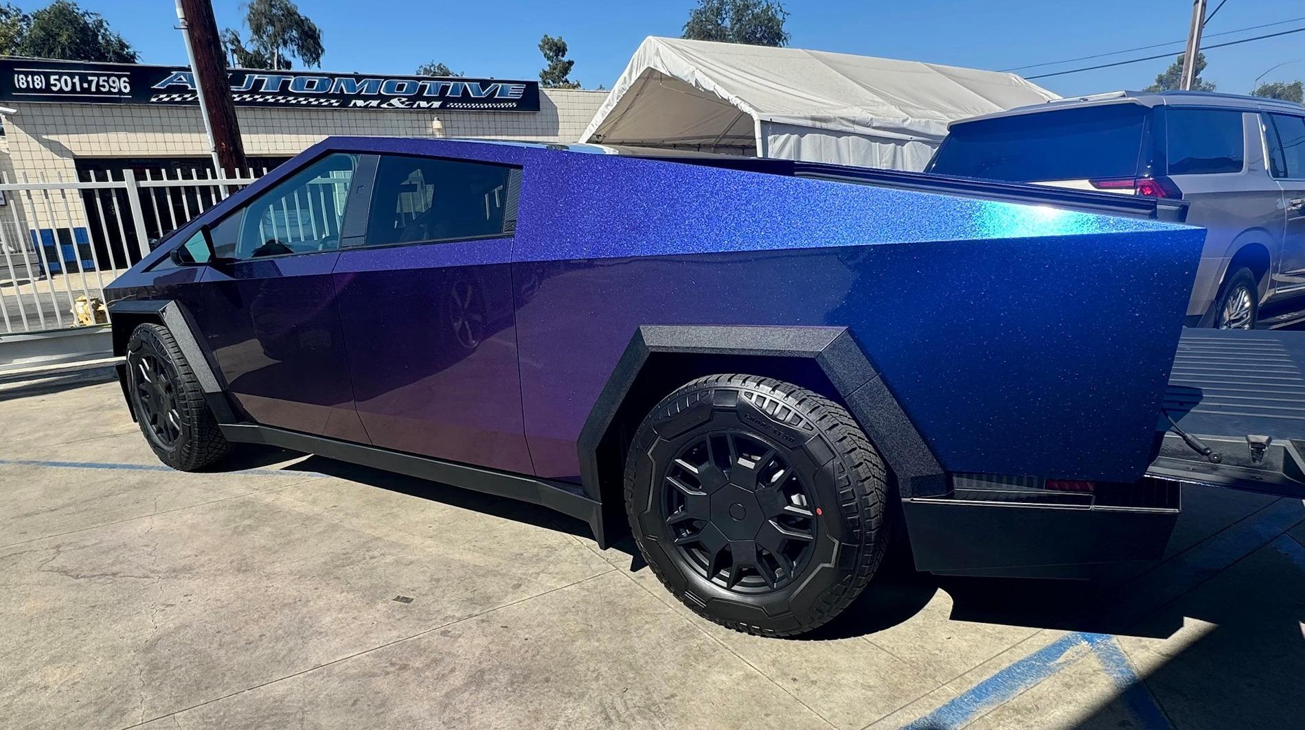 Tesla Cybertruck Purple Rain Color Flip PPF Wrap Screenshot 2024-09-02 at 9.14.09 AM