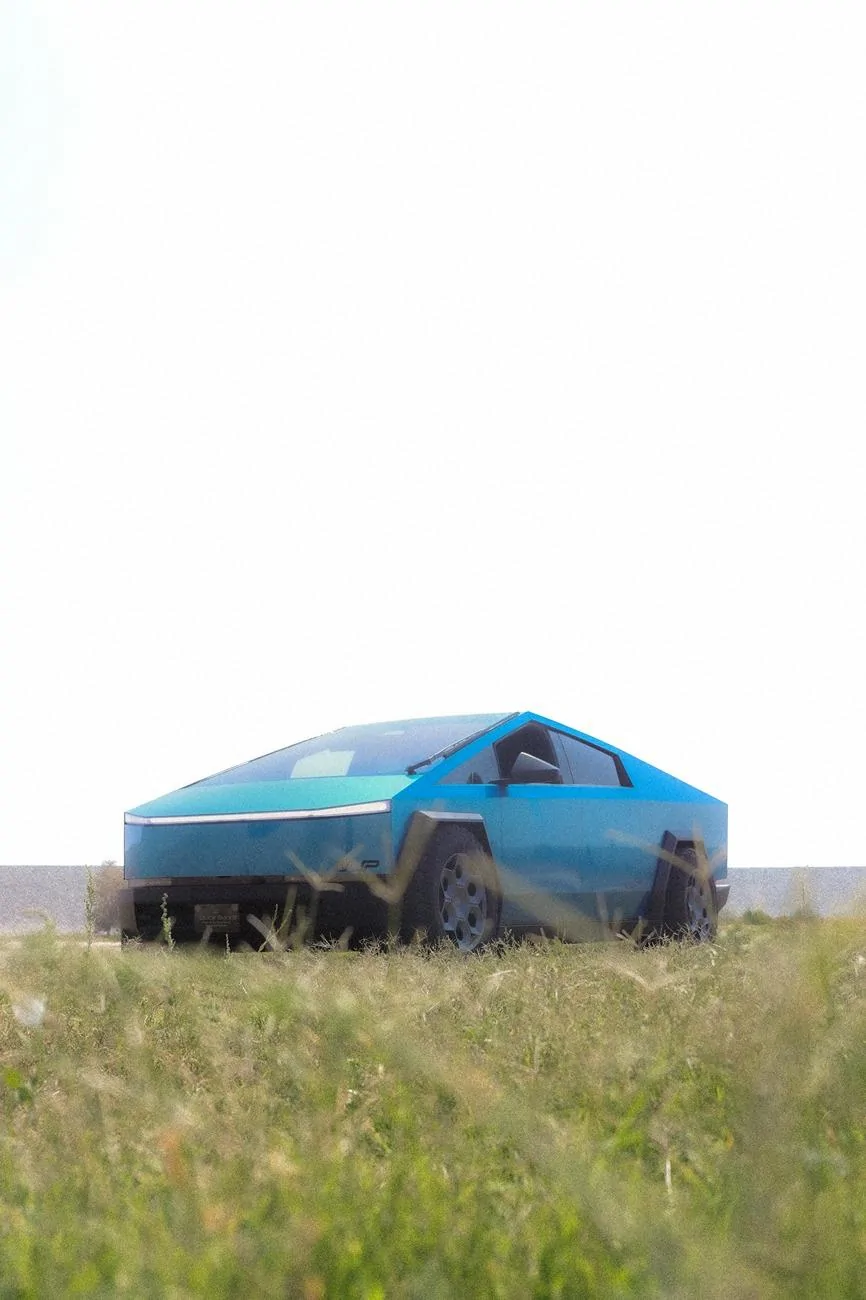 Tesla Cybertruck I Took The "Blue" PPF Wrapped - Cybertruck "Off-Road" 🙃 IMG_3664
