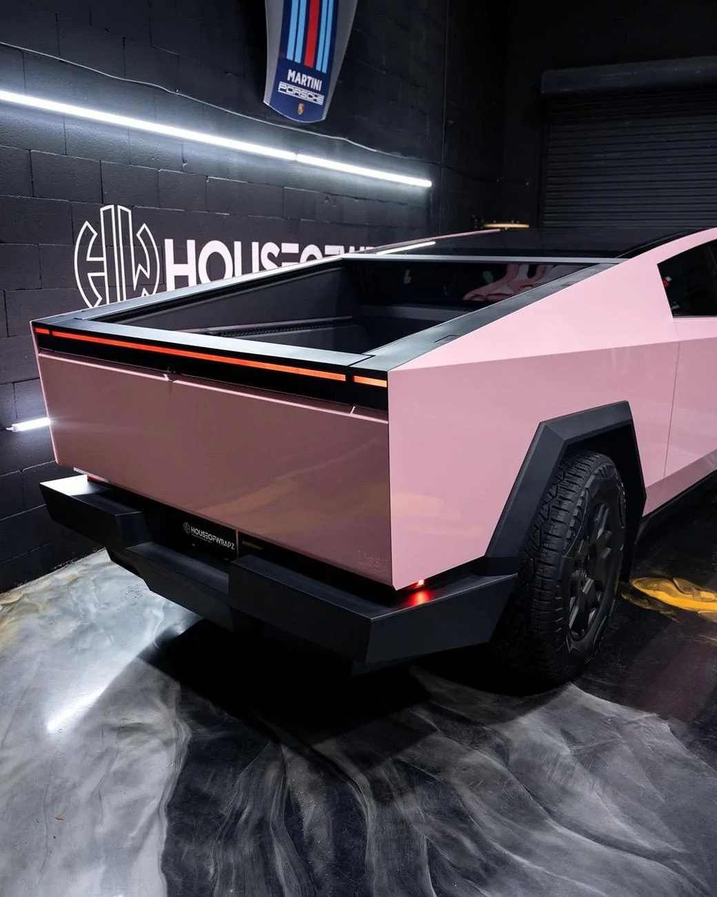 Tesla Cybertruck (PURE PPF) Love Pink Colored Paint Protection Film wrapped by HouseofWrapz 🎀 456913206_1020351183425073_6702061525877999053_n