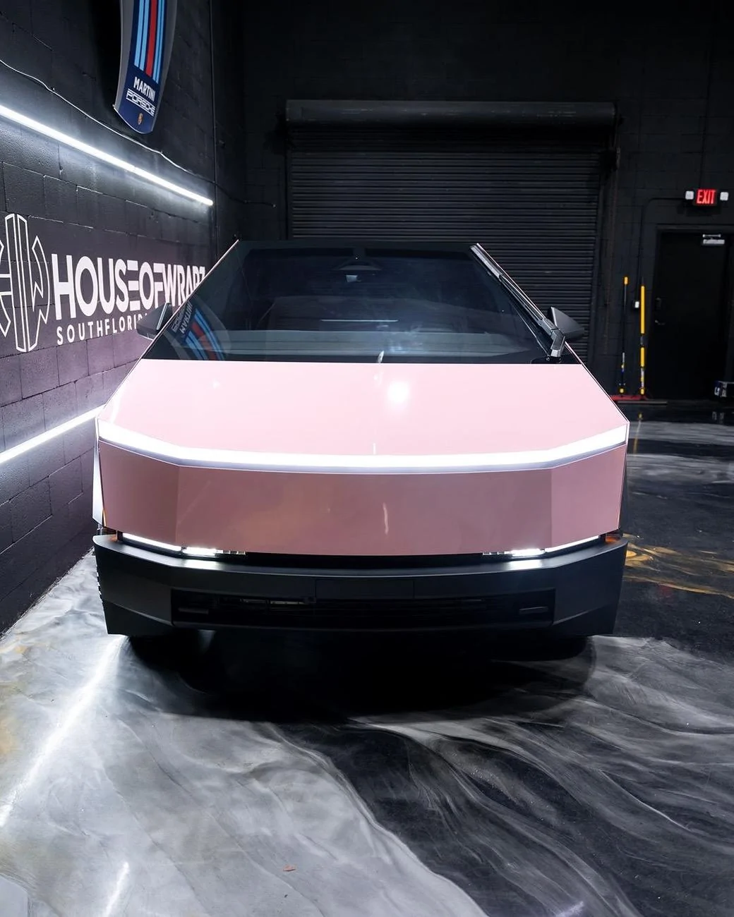 Tesla Cybertruck (PURE PPF) Love Pink Colored Paint Protection Film wrapped by HouseofWrapz 🎀 457139903_504001072424166_399559039899584881_n