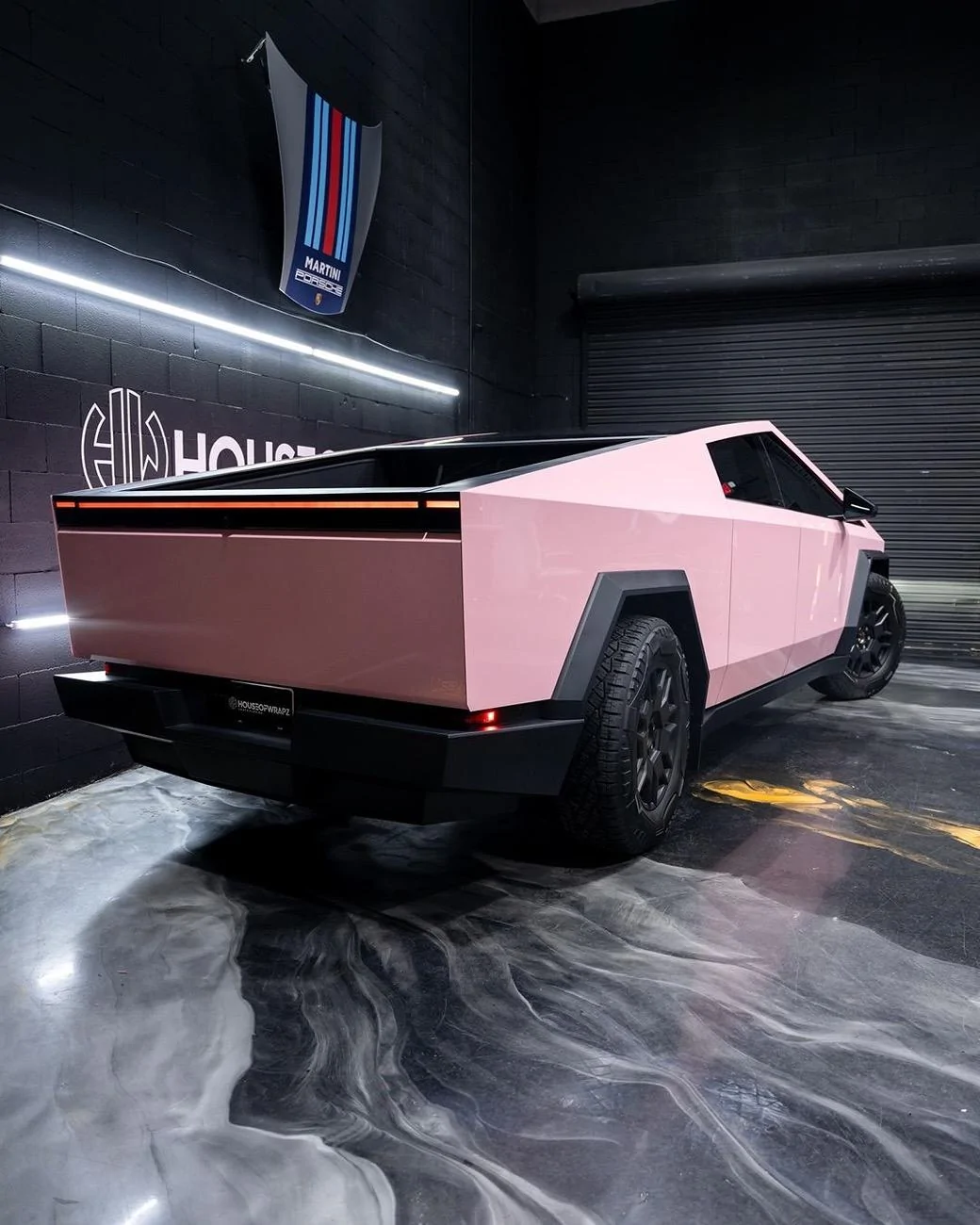 Tesla Cybertruck (PURE PPF) Love Pink Colored Paint Protection Film wrapped by HouseofWrapz 🎀 457242116_1896258894186173_4693244060437170578_n
