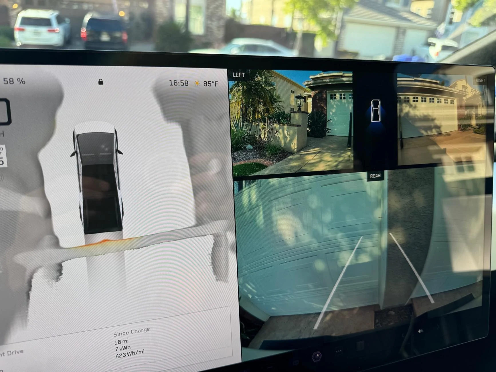 Tesla Cybertruck Parking assist accuracy? IMG_0685