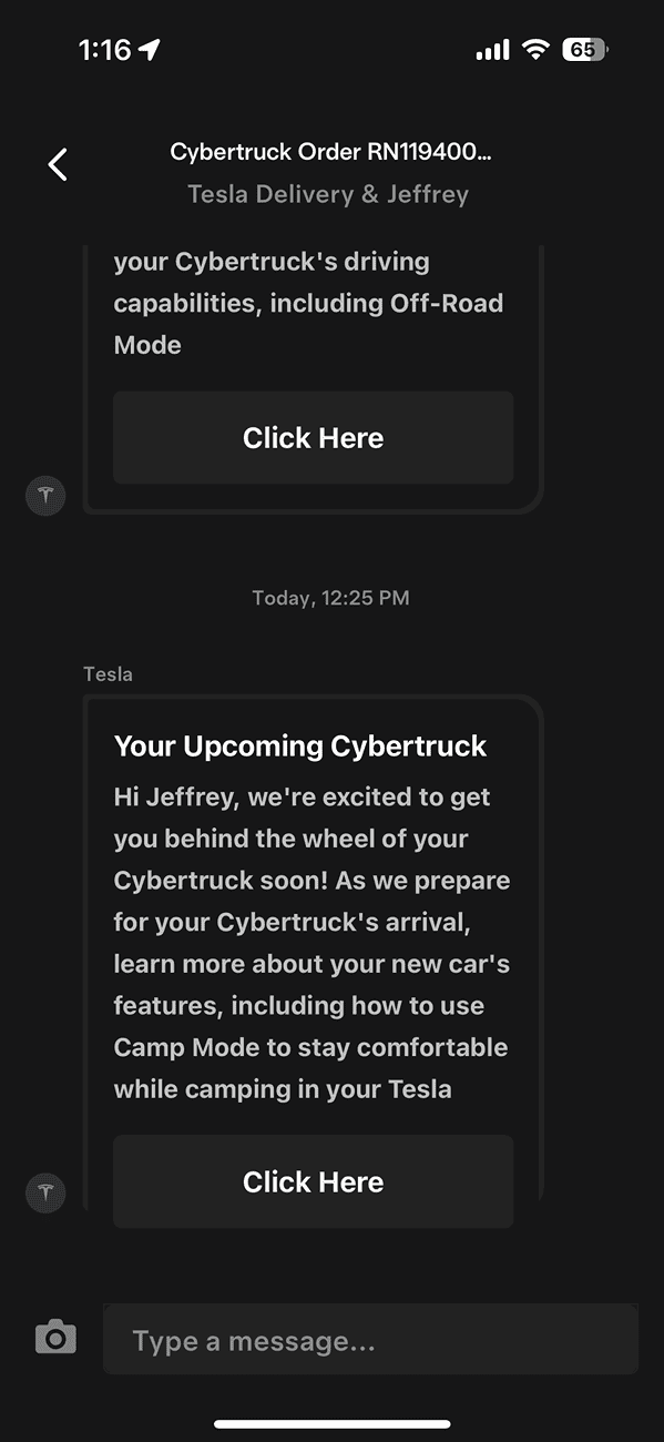 Tesla Cybertruck Cyberbeast waiting room ⏳ IMG_2789