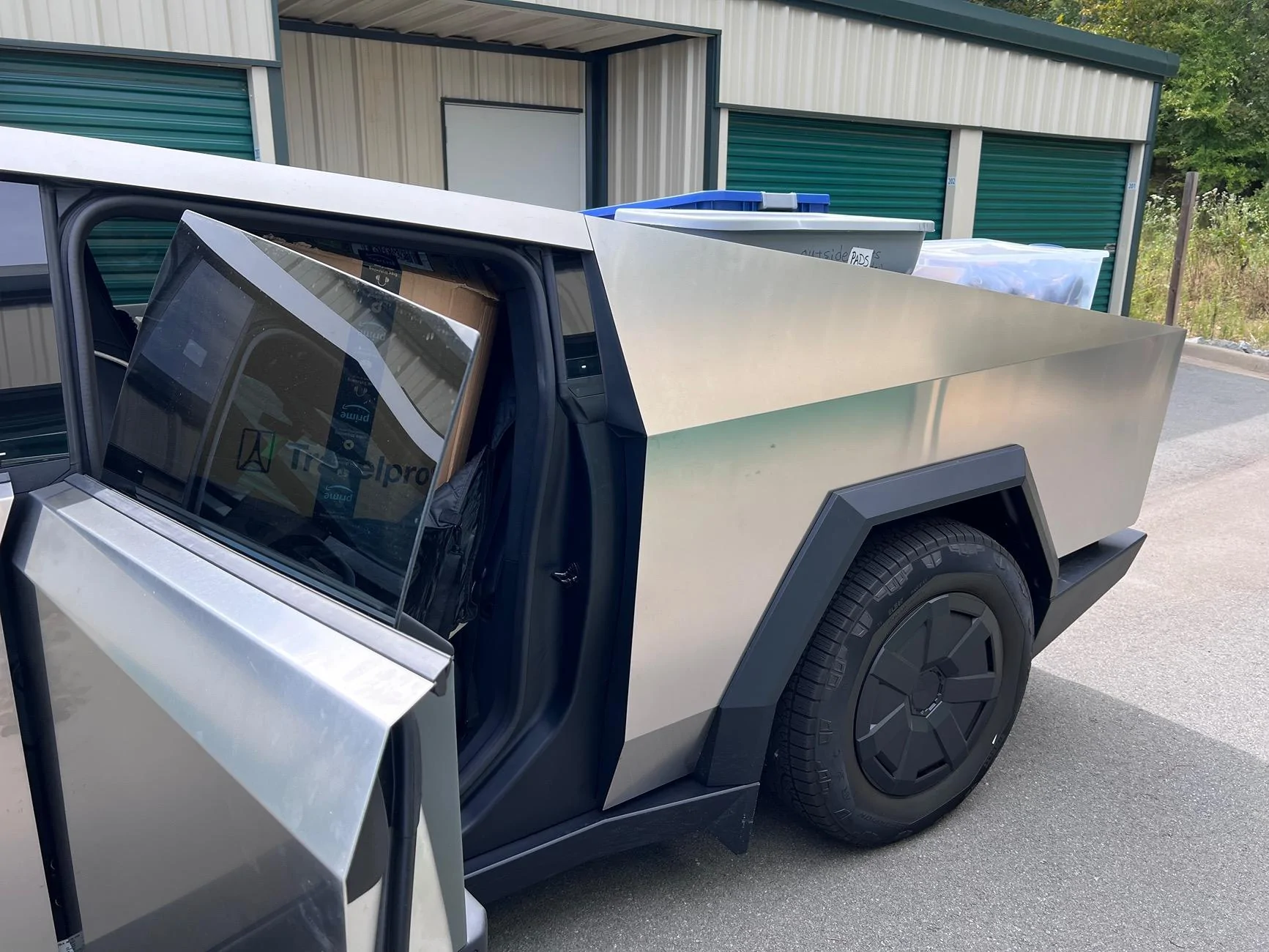 Tesla Cybertruck Tactical Grey + All-Season Tire Cyberbeast delivered. IMG_0831