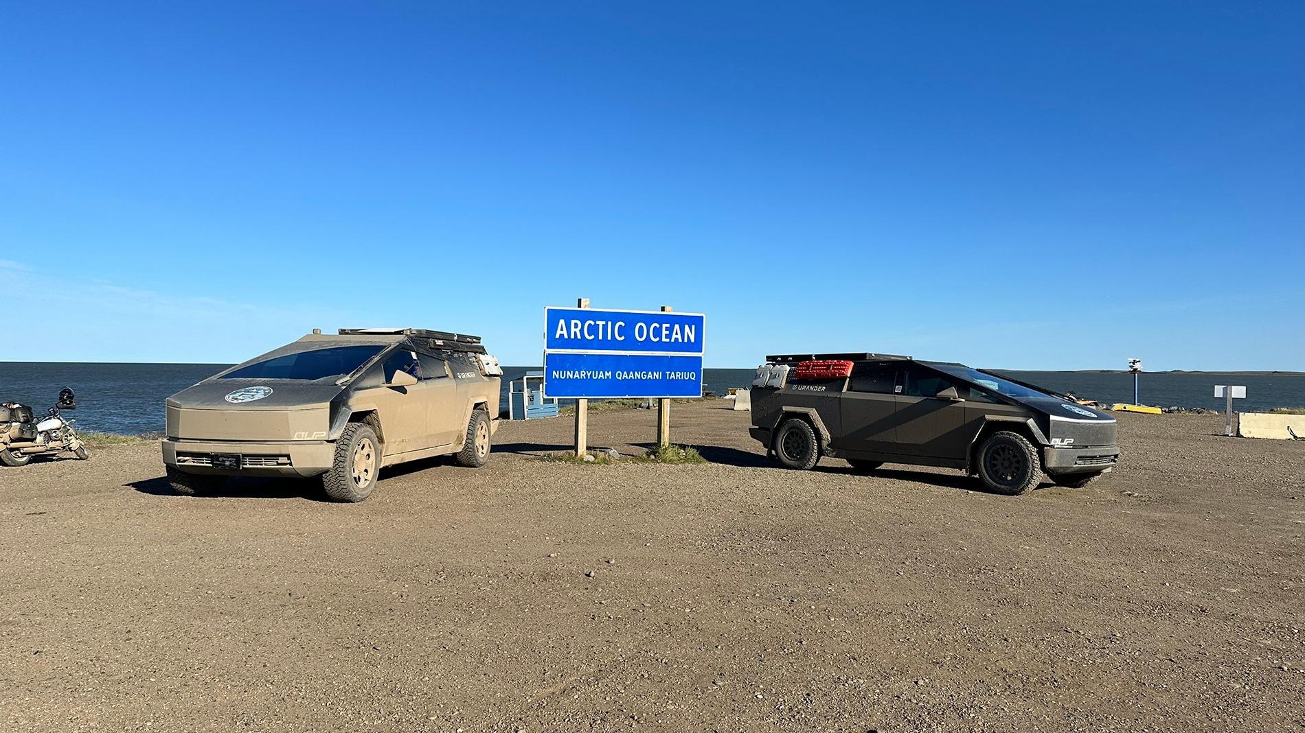 Tesla Cybertruck Two Cybertrucks Complete Journey to the Arctic Ocean! 32