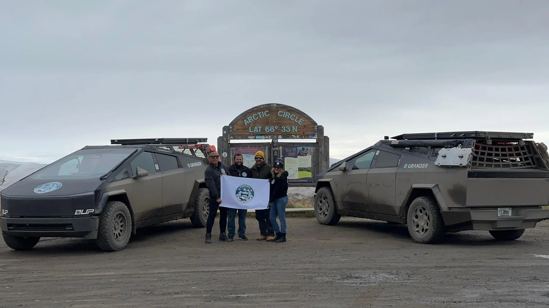 Tesla Cybertruck Two Cybertrucks Complete Journey to the Arctic Ocean! 36