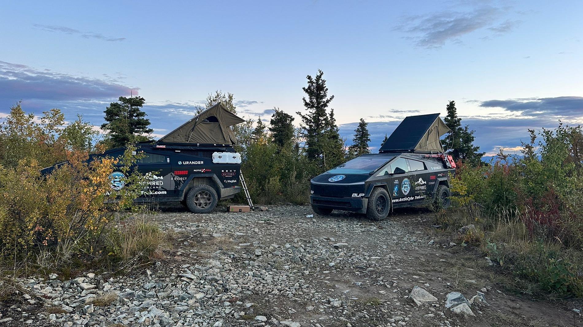 Tesla Cybertruck Two Cybertrucks Complete Journey to the Arctic Ocean! 41