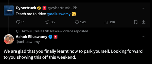 Tesla Cybertruck Autopark release this weekend for Cybertruck 1725464828299-85