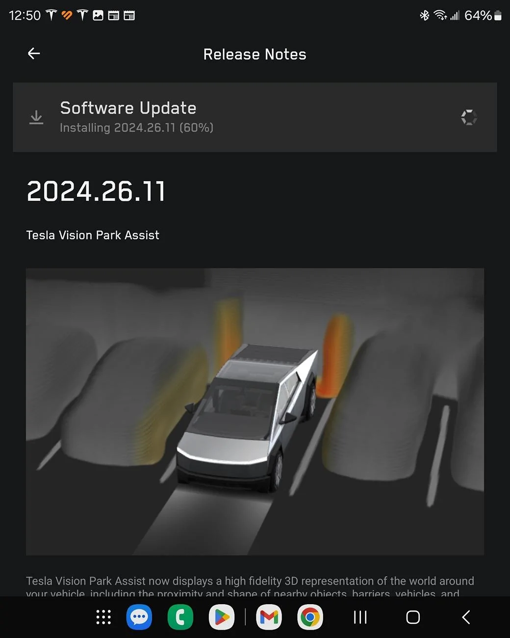 Tesla Cybertruck Autopark release this weekend for Cybertruck Screenshot_20240904_005034_Tesla