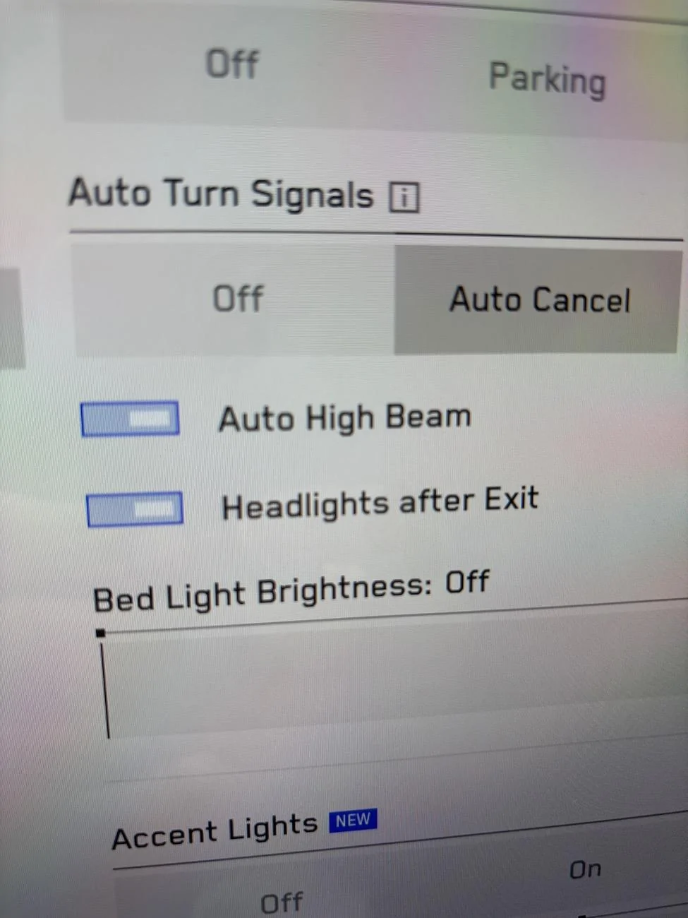 Tesla Cybertruck Auto High Beam Enabled and Works IMG_5188