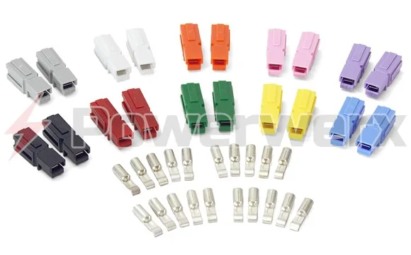 Tesla Cybertruck Cybertruck 48V standard receptable assorted-color-powerpole-connectors-kit_580