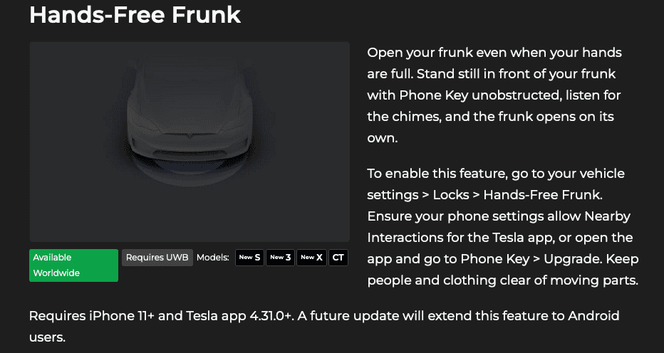 Tesla Cybertruck Hands Free Frunk - 2024.32.3 Screenshot 2024-09-07 at 8.29.11 PM