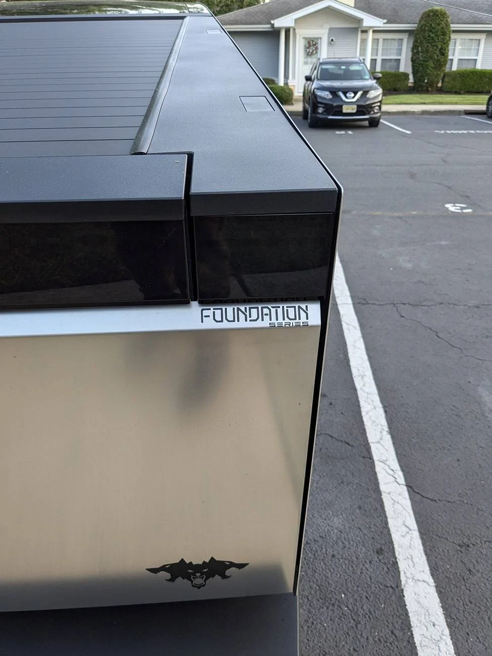 Tesla Cybertruck New decals and mud flaps installed today 1000011748
