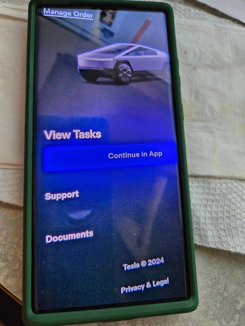 Tesla Cybertruck Cyberbeast waiting room ⏳ 20240909_224526