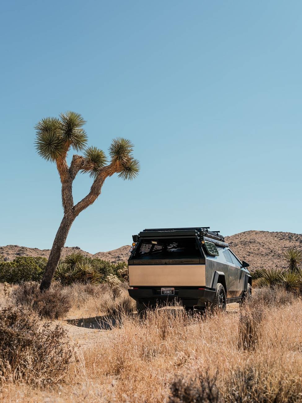 Tesla Cybertruck Joshua Tree Adventure with the Cybertruck – Overlanding Setup, CyberTent Mode, and LED-Lit Awning (Urander) DSCF6711-2