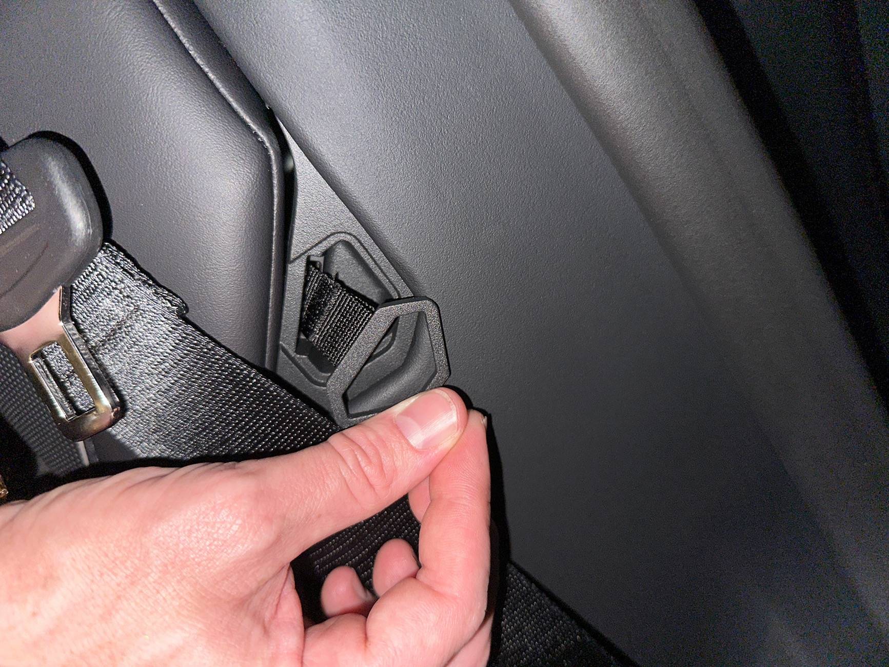 Tesla Cybertruck Back Seats Won’t Stay Down IMG_2634
