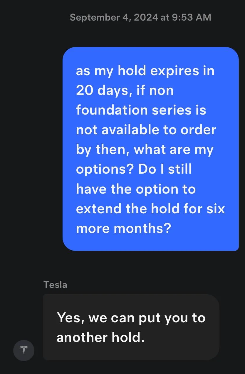Tesla Cybertruck Tesla is apparently now not letting anyone with a pending foundation series order wait for non foundation IMG_1269