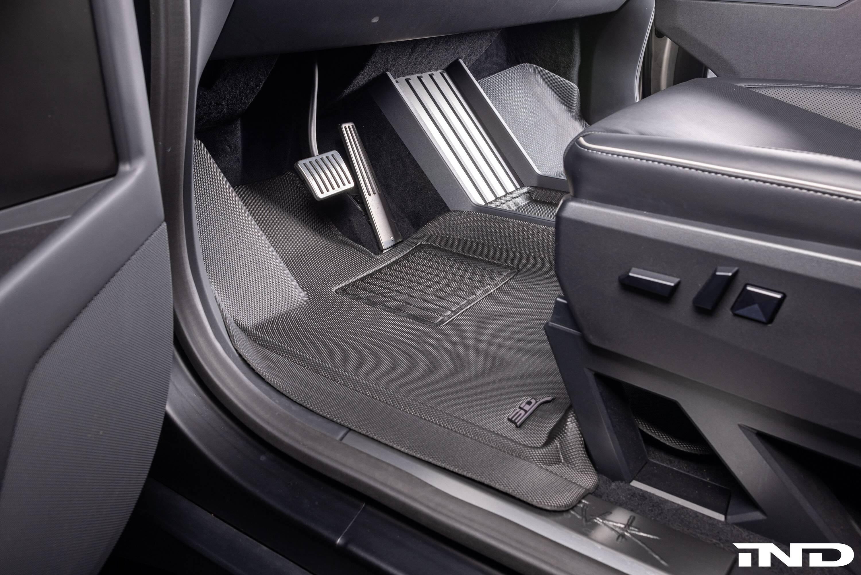 Tesla Cybertruck 3D Mats installed (3D MAXpider Cybertruck All Weather Floor Mat) 53954242621_e30dedfdf1_o