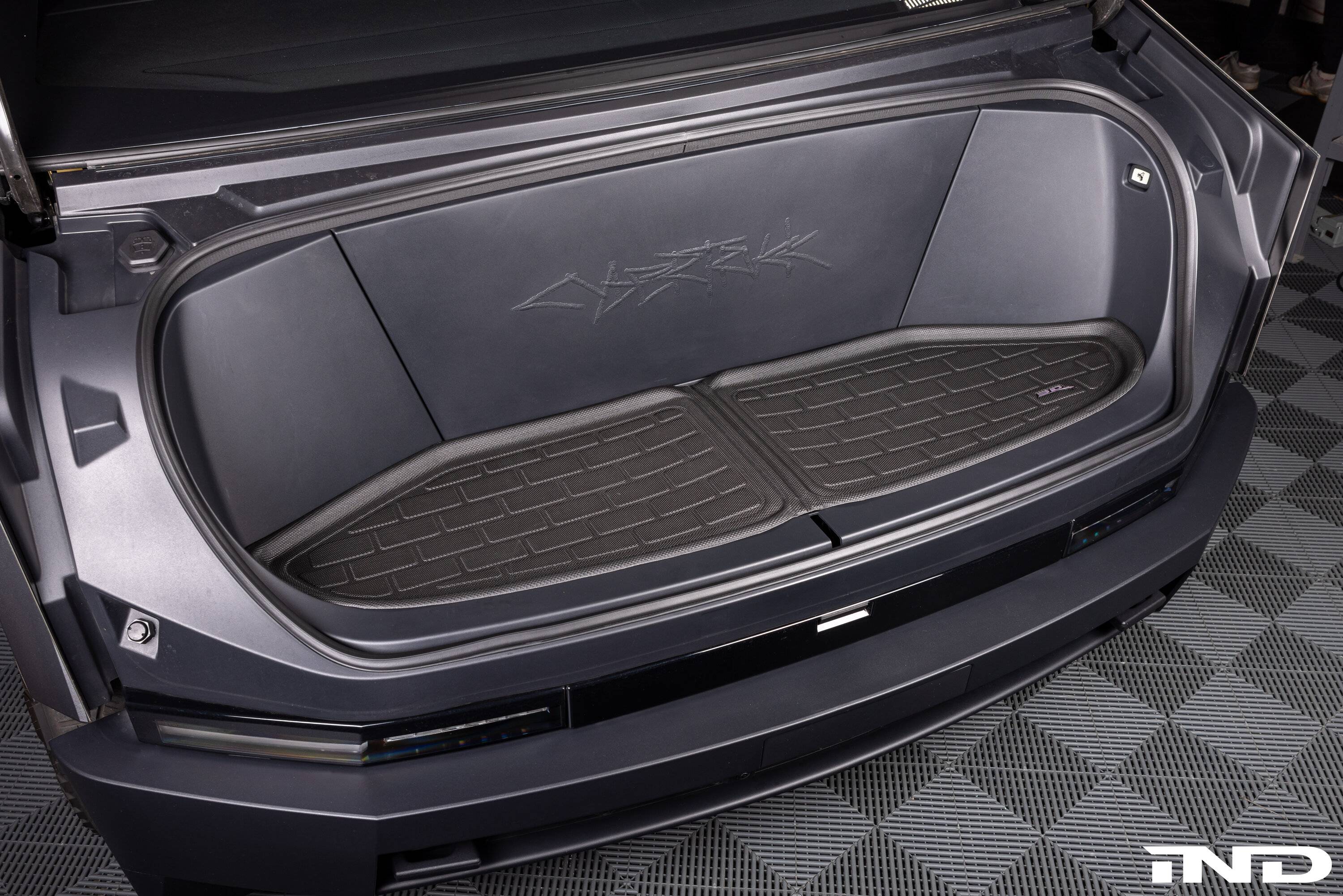 Tesla Cybertruck 3D Mats installed (3D MAXpider Cybertruck All Weather Floor Mat) 53954492818_1aca3d8e25_o