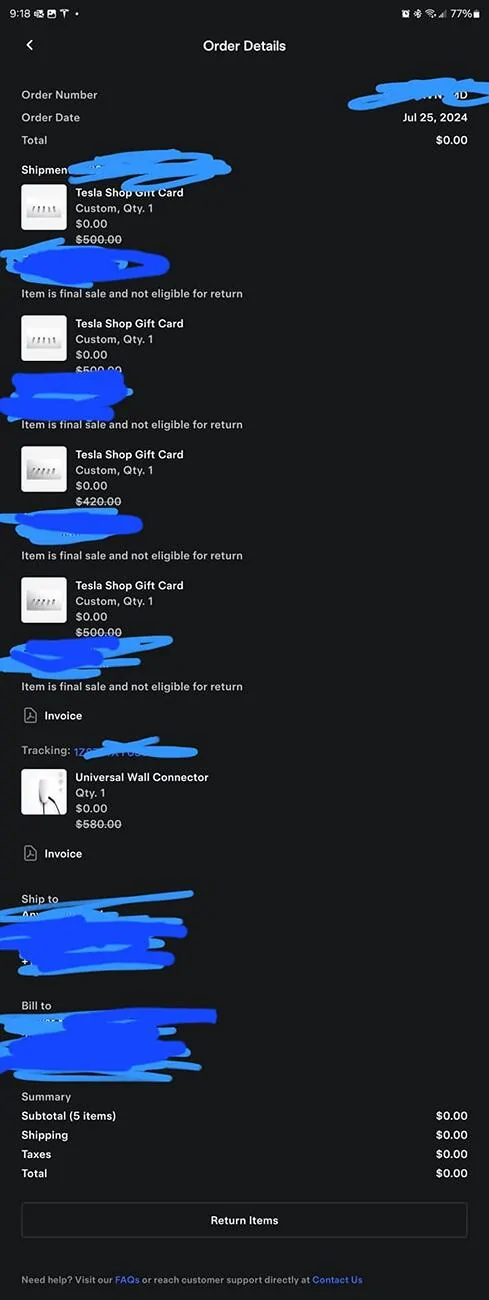 Tesla Cybertruck Vouchers to buy Gift Cards working successfully 1726221723866-dk