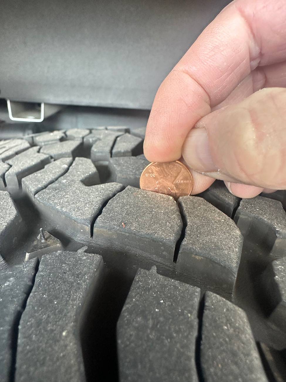 Tesla Cybertruck Epic Fail! - Cyberbeast - Tires shot at 6251 miles!!! IMG_4159