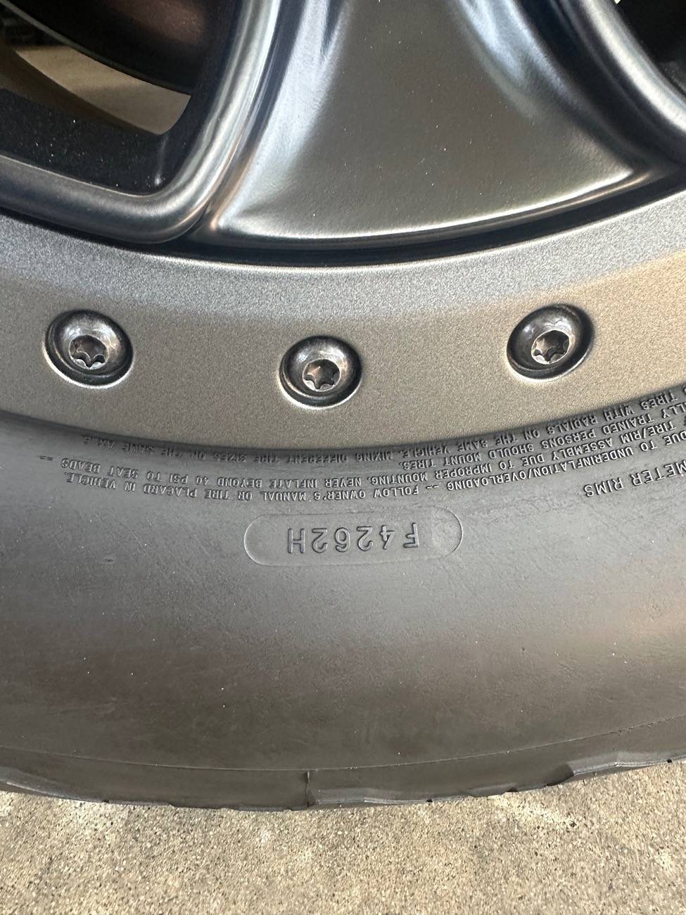 Tesla Cybertruck Epic Fail! - Cyberbeast - Tires shot at 6251 miles!!! IMG_4157