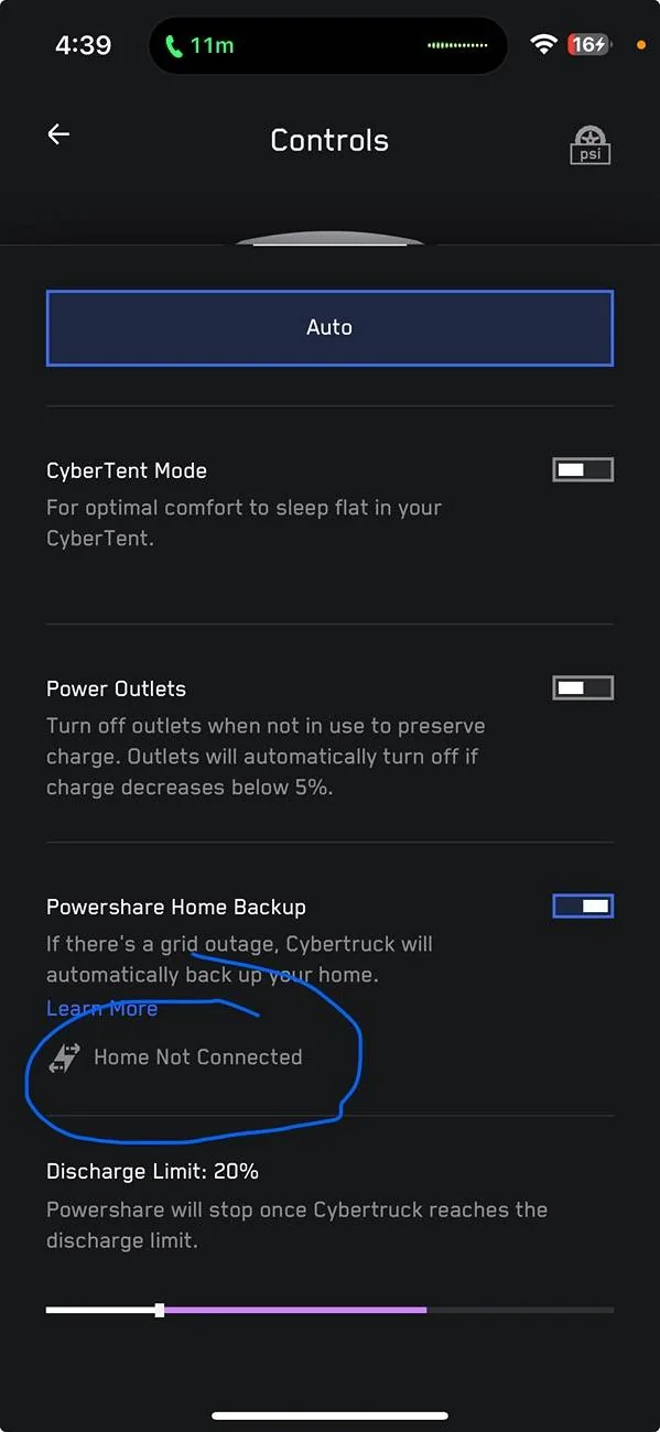 Tesla Cybertruck PowerShare issues. IMG_4252