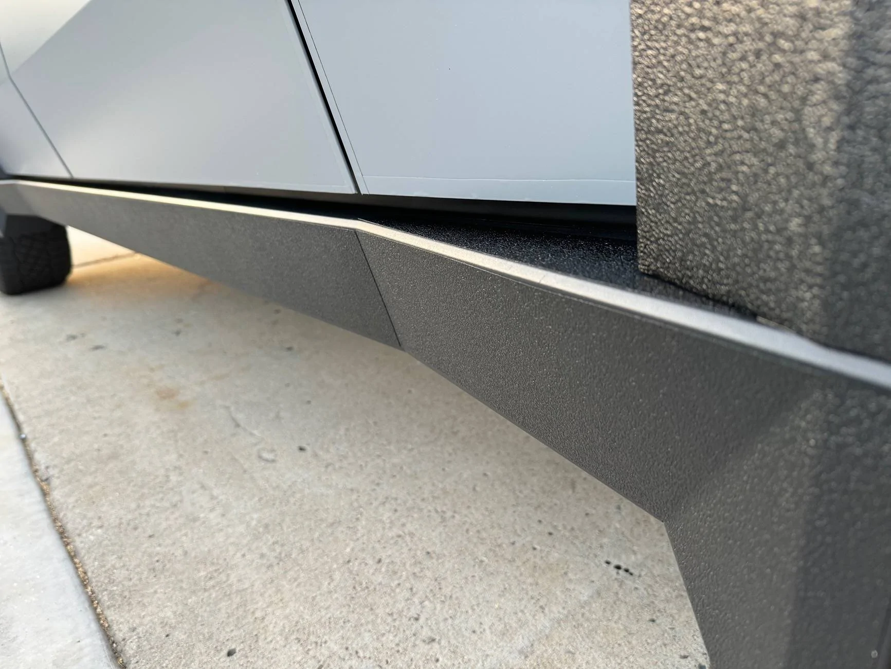 Tesla Cybertruck Fender Flares & Plastic Trim Vinyl Film Protection Kit installed pics (@StickerCity) IMG_0755