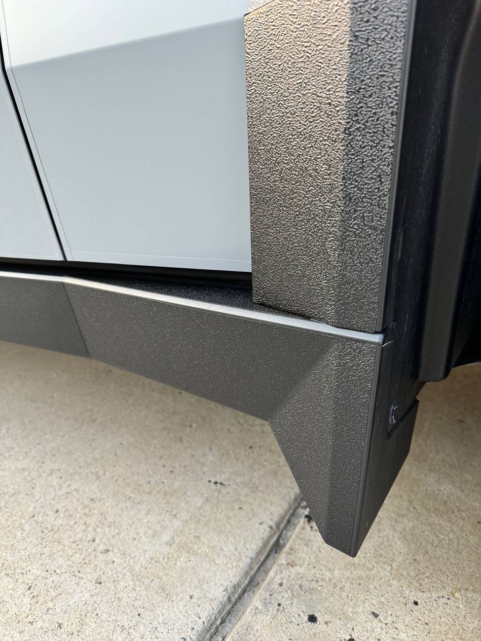 Tesla Cybertruck Fender Flares & Plastic Trim Vinyl Film Protection Kit installed pics (@StickerCity) IMG_0754