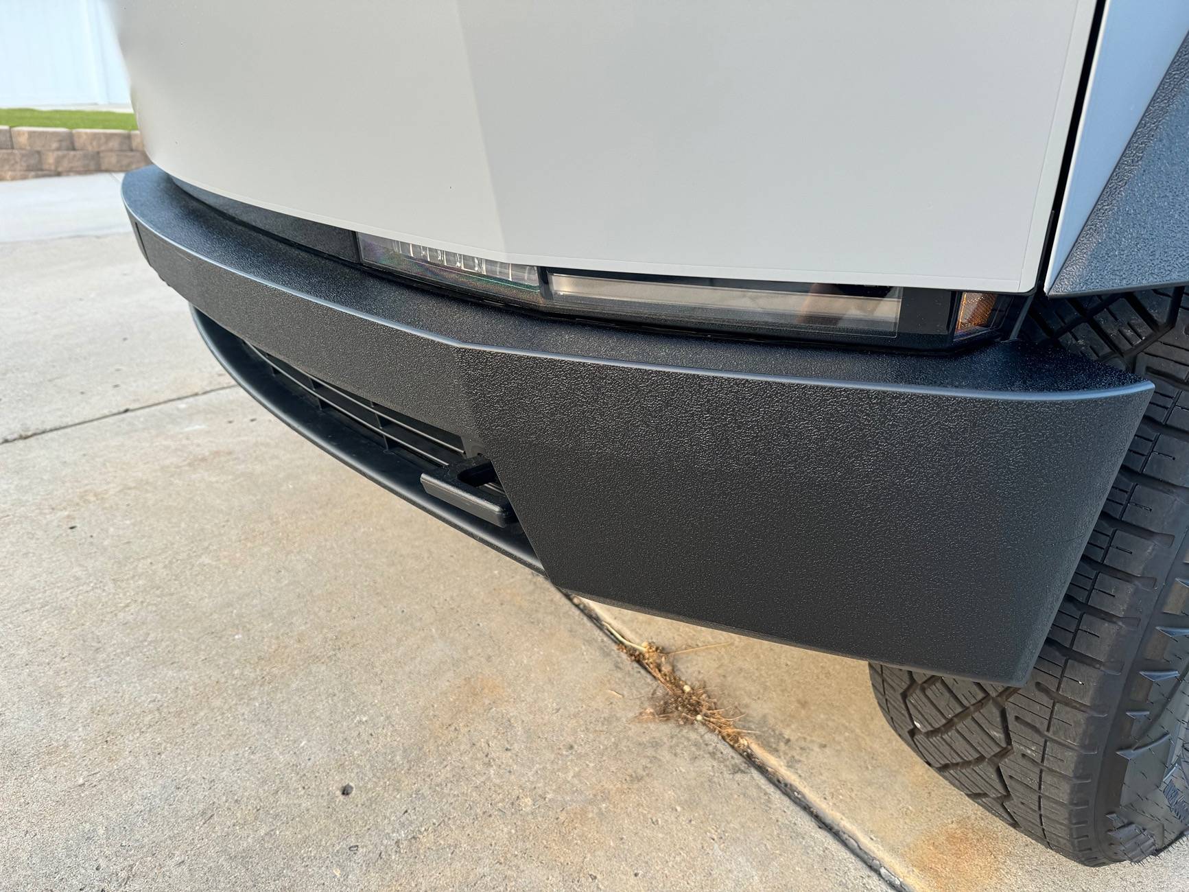 Tesla Cybertruck Fender Flares & Plastic Trim Vinyl Film Protection Kit installed pics (@StickerCity) IMG_0758