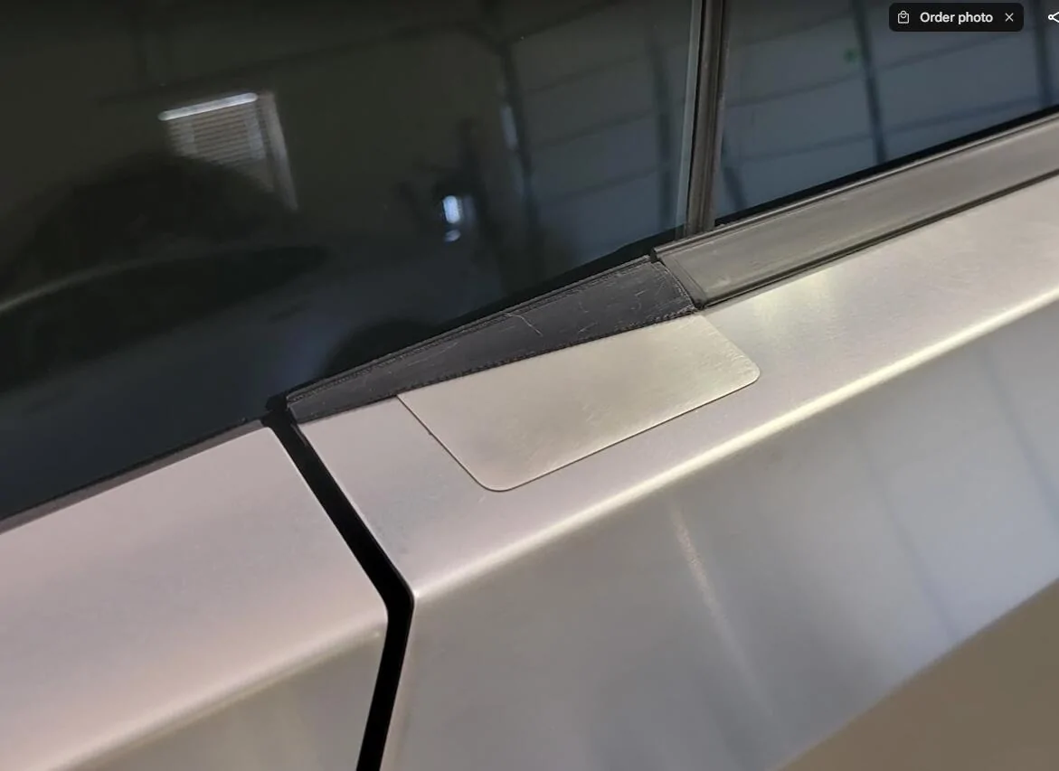 Tesla Cybertruck 3D Print Mirror Delete Covers (now printed in stainless steel) 1725849125962-id-jpg