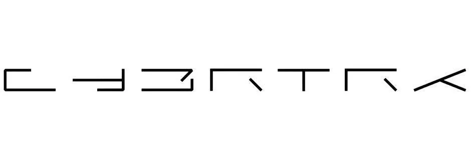 Tesla Cybertruck Black Cybertruck w/ blacked out (vinyl) front DRL light bar Tesla letters + Cyberbeast logo on tail lights 1726500475080-vn