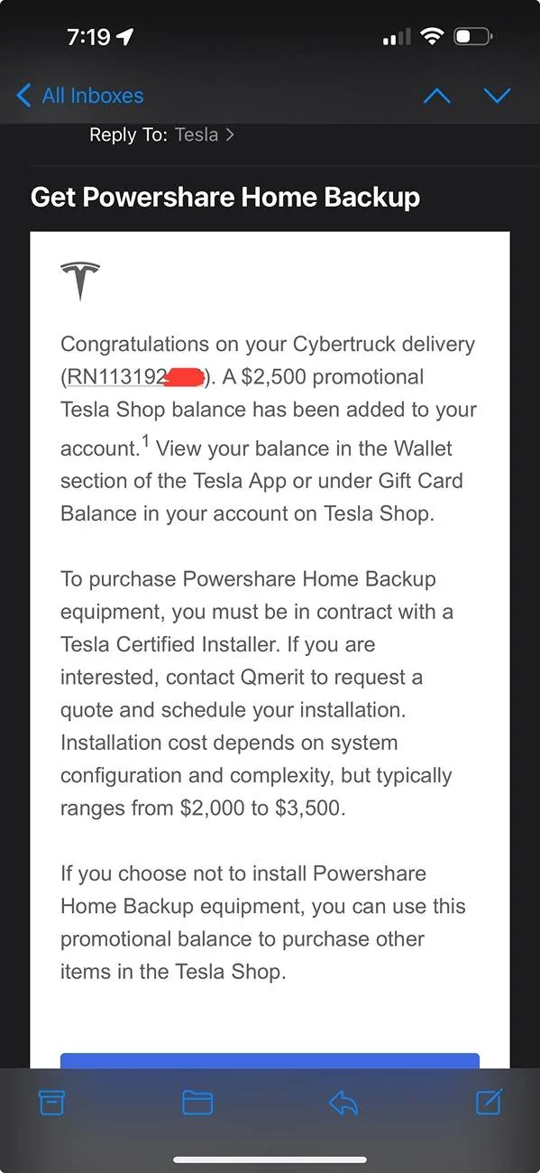 Tesla Cybertruck When Should I Receive These Items? IMG_6864