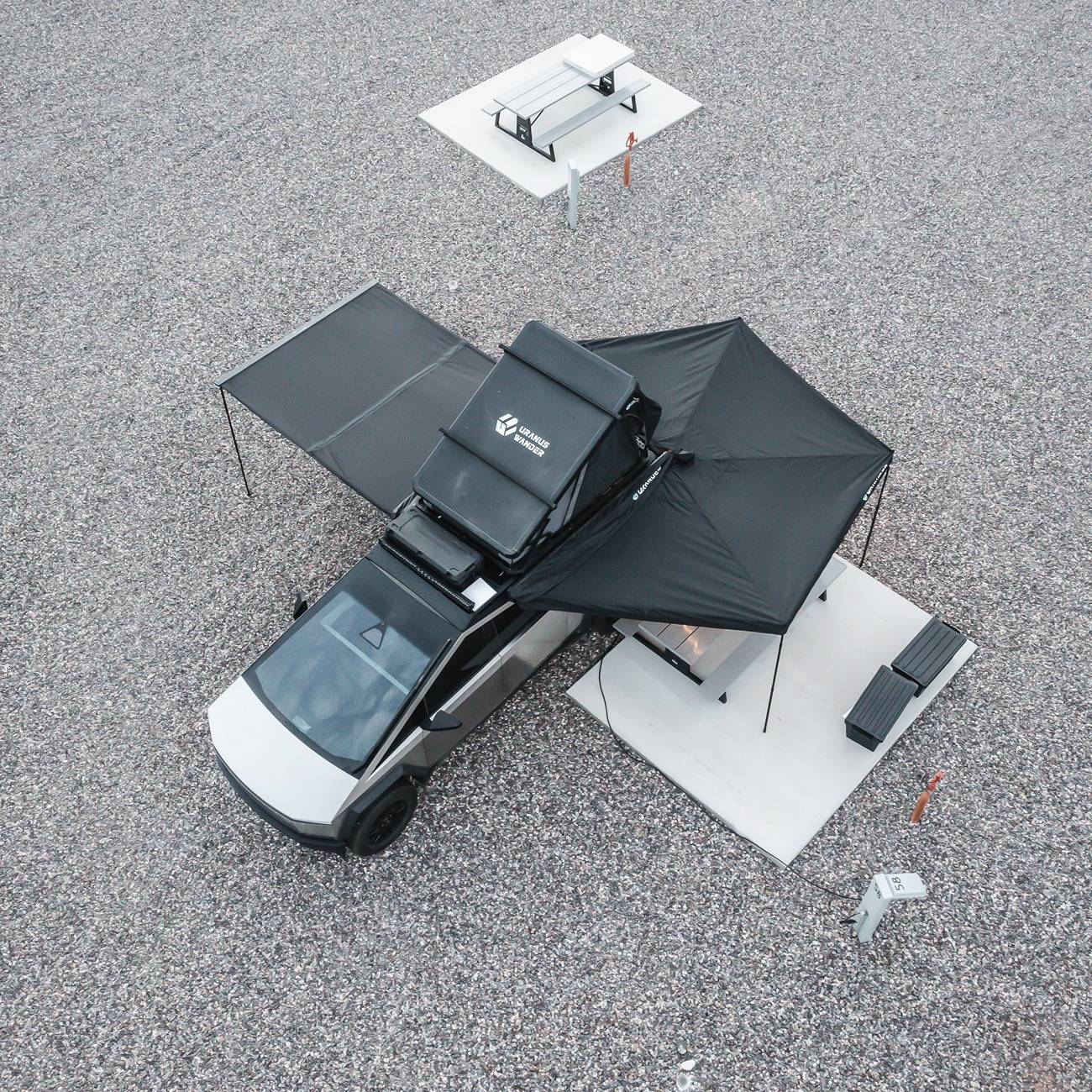 Tesla Cybertruck Urander Bed Rack Now Available For Ordering: Built for Adventure, Ready for Anything DJI_0140
