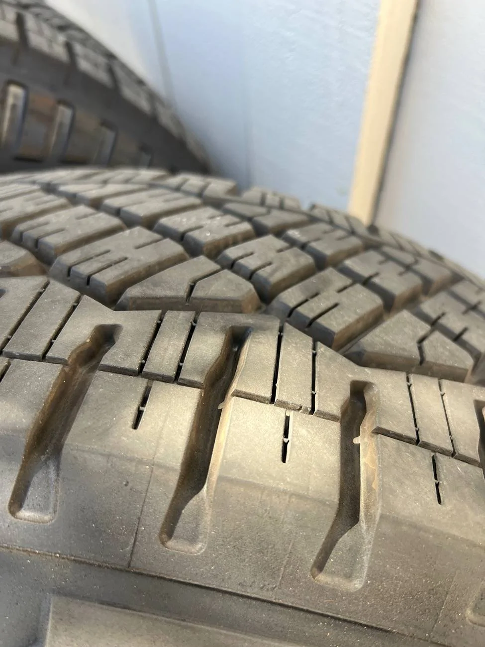 Tesla Cybertruck Wheels and tires 363 miles IMG_5832