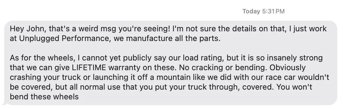 Tesla Cybertruck Just ordered four K03s (oem size LT285/65/20) and four UP CyberHex 20” Wheels and TPSMs- expect a rougher ride w/ Load Range E… Screenshot 2024-09-18 at 5.59.24 PM