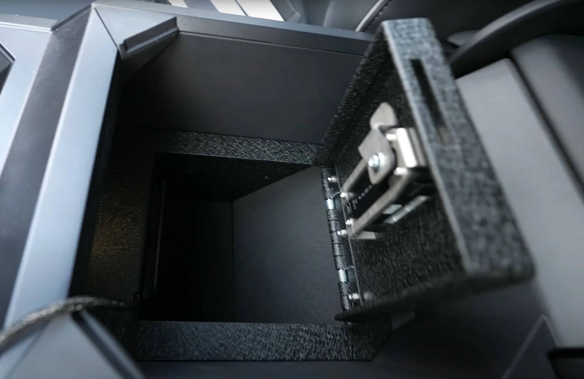 Tesla Cybertruck Level Up Your Cybertruck Security: Anti-Theft Center Console Safe Lockbox! 🔒 Teslaunch-6